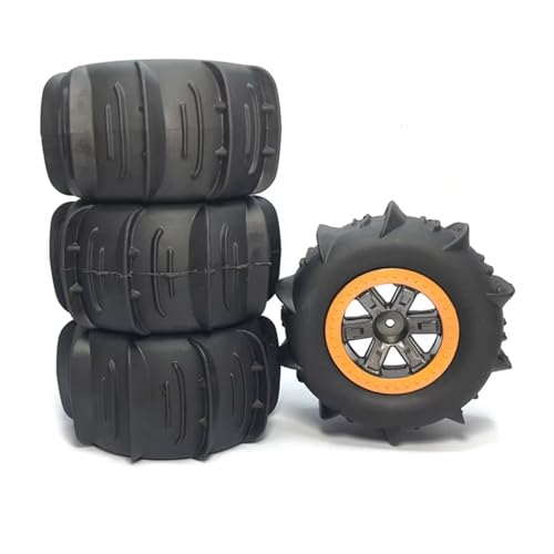 RC�J�[�̃^�C���ƃz�C�[�� Compatible With Hosim For Xinlehong 9125 9116 9155 For Wltoys 144001 124019 104009 RC�J�[�p�[�c 110mm �p�h���^�C�� �X�m�[�T���h�^�C���z