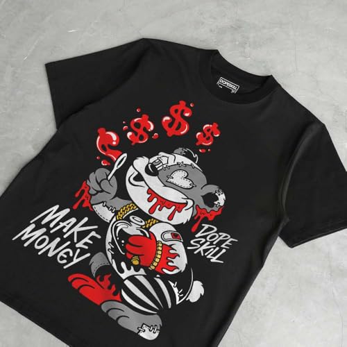 Image of DopeSkill Graphic Tee Streetwear Hip Hop Hypebeast Street Style Unisex T-Shirt Sneaker Colour Matching Shirts Cute Graphic