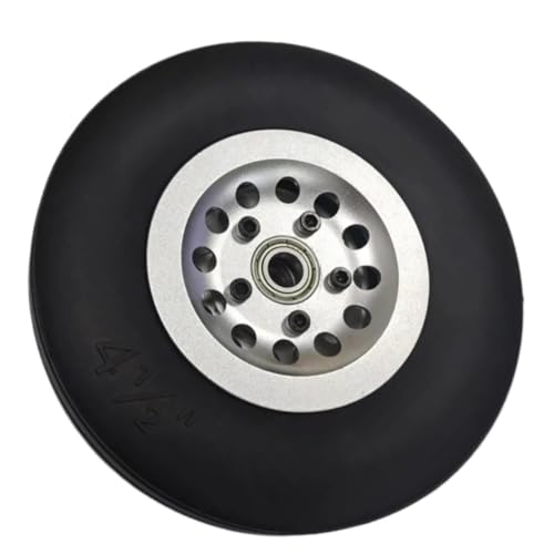 Roue de 115 mm pour avion RC jante renforcée et pneu haute résistance