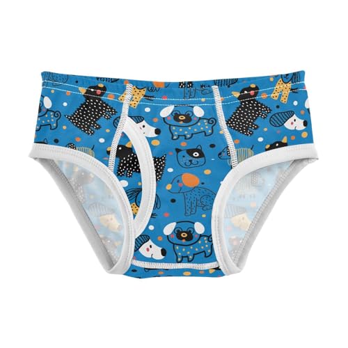 Cotton Little Boys Briefs Soft Cute Dog Toddler Underwear