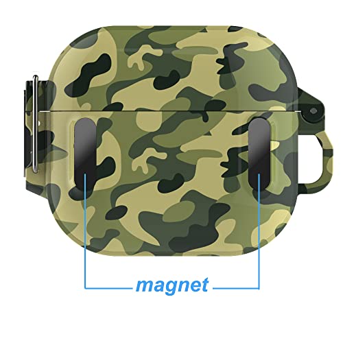 Waterproof Case For Airpods 3Rd, Magnetic Case ,Support Magsafe Wireless Charging,Visible Charging Light. (Camouflage) #TOP1