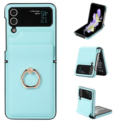 Étui de téléphone pour Samsung Z Flip 5 vert idéal pour visionner vos vidéos en mains libres
