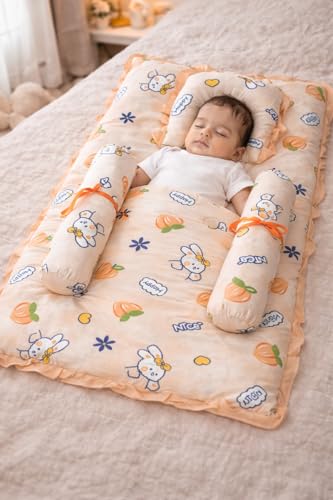 Image of BABY STATION 70 in 1 Premium Newborn Baby Bedding Essentials | Complete Hospital Kit Combo | Daily Needs Baby Gift Set (Pack of 70) (0-6 Months)