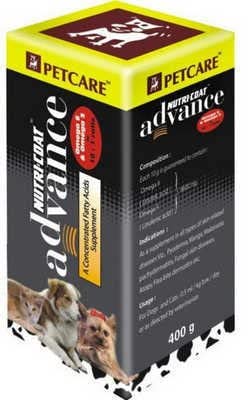 Petcare Nutri-Coat Advance Concentrated Fatty Acids Supplement (400 g) | Dog Pets Supplement (B0BF9Q9D9H) Amazon Price History, Amazon Price Tracker