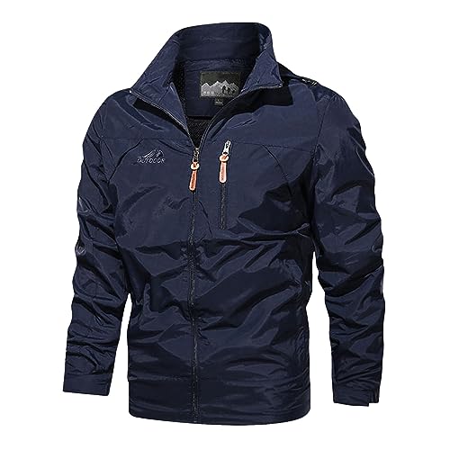 Genérico Hombres Impermeable Táctico Polar Chaquetas Chaqueta de Combate Suave Shell Impermeable con Capucha Plegable Desmontable Chaqueta de Camuflaje