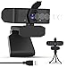 2K Webcam 1440P Full HD con Micrófono Y Cubierta de privacidad, USB Web Camera con trípode, para Mac Windows Portátil Videollamadas Conferencias Juegos Plug y Play, Cámara Web para Skype