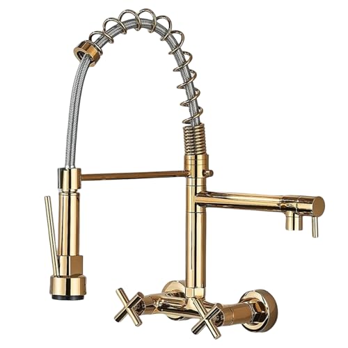 YESOP Torneira De Cozinha Gourmet Misturador Acabamento Dourado