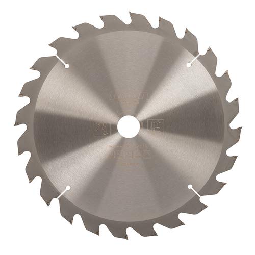 Brzeszczot do piły do obróbki drewna 300 mm x 30 mm 24T zęby z węglika wolframu i cienkie szczeliny. do stosowania na twardym, drewnie iglastym, płycie wiórowej i kompozytach. Maks. 3800 obr./min. Otwór 30 mm. Kompatybilny ze wszystkimi elementami drewna