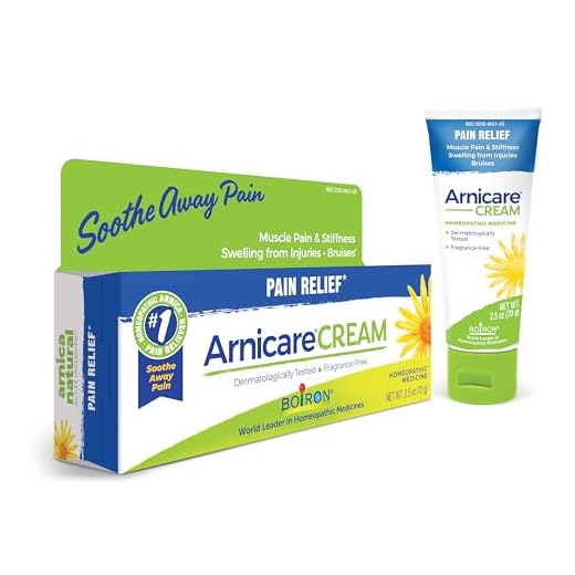 Boiron s Topical Pain Relief Cream, Arnicare Cream, 2.5 Ounce (Pack of 1)
