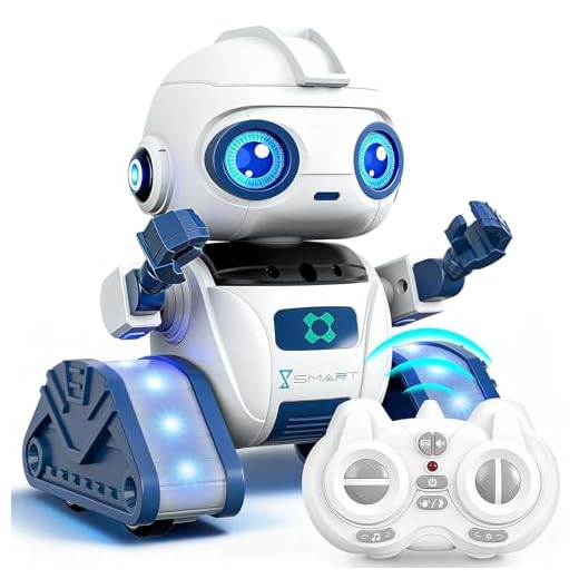 Ophy Roboter Kinder Spielzeug, wiederaufladbar und projizierbar, RC-Roboter mit LED-Augen und Musik, RC-Spielzeug mit Gestensensor für ab 3 4 5 6 7 8 9 10 Jahre Jungen und Mädchen Geschenk