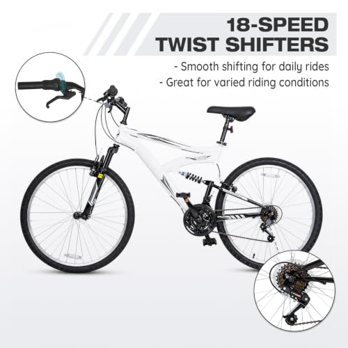 Yventix 18-Speed Full Suspension Mountain Bike