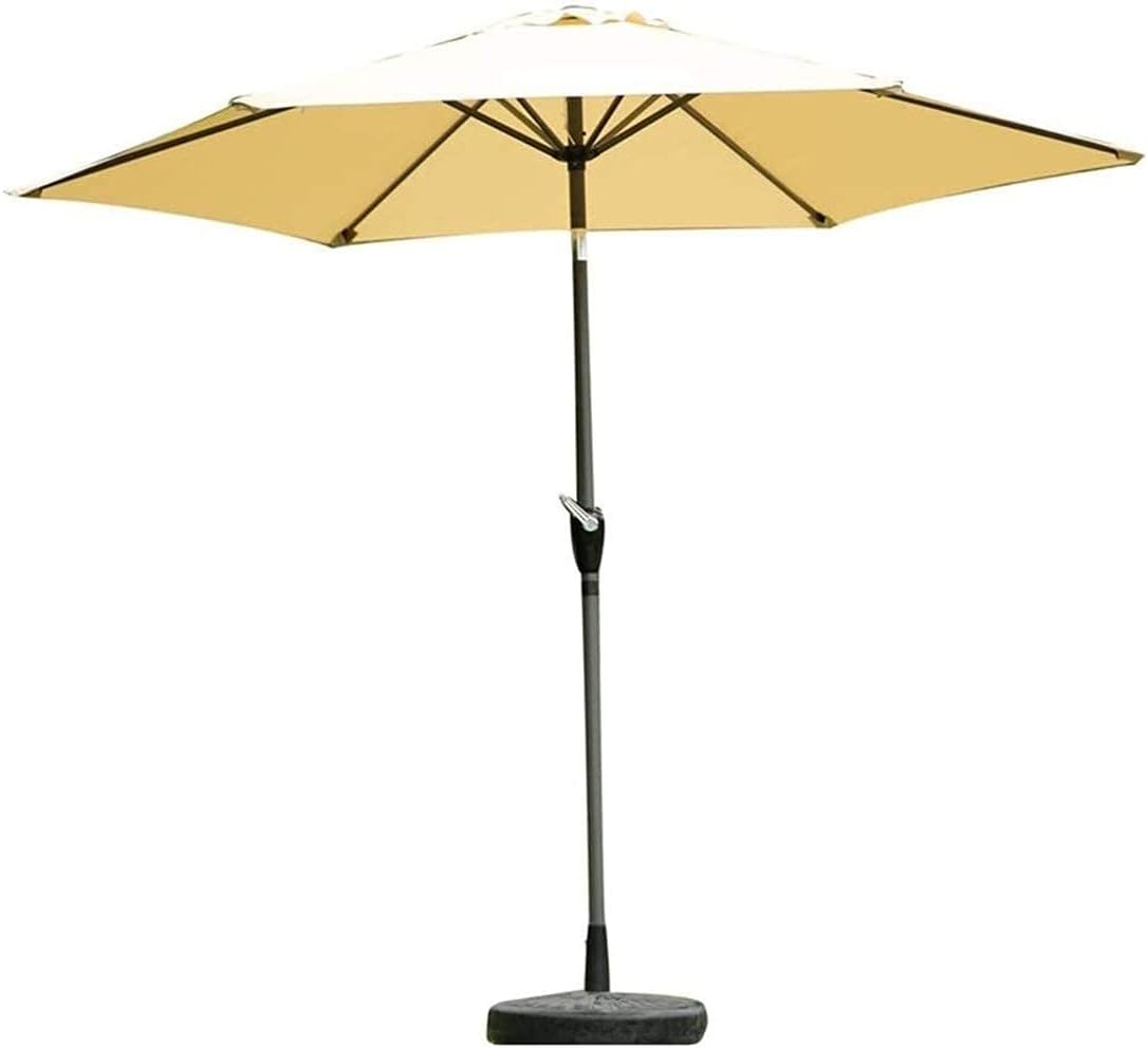 LSLYTQ Outdoor Garden Parasols Parasols 2.7M Garden Patio Umbrella - UV70+ Crank and Tilt Umbrella for Outdoor, Garden, Patio, Deck or Pool Side good
