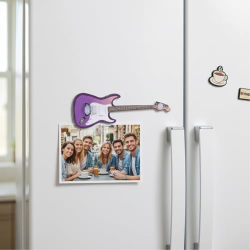 4 Pzs Imanes Gitarras Miniatura Decoración miniatura 6