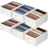 GRANNY SAYS Jean Organizer für Kleiderschrank, Kleidung Schublade Veranstalter, Hosen Organizer und Lagerung, Beige, 6-Pack