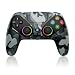 Dinosoo RGB Wireless Controller for PS5/Pro/Slim/PC, Bluetooth Gamepad with Back Paddles, Touchpad, Dual-Motor Vibration, 6-Axis Motion, Macro, Turbo with Speaker, 3.5mm Audio, Gray Camouflage