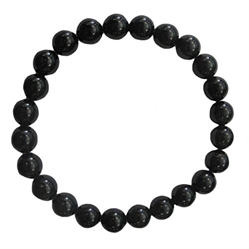 Methusalem SCHUNGIT Shungite ARMBAND für Damen mit Wirkung für Power + Energie + Schutz. 8mm elastisches Kugelarmband aus KARELIEN mit Stofftäschchen & BESCHREIBUNG. 95430-HS8 Methusalem SCHUNGIT Shungite ARMBAND für Damen mit Wirkung für Power + Energie + Schutz. 8mm elastisches Kugelarmband aus KARELIEN mit Stofftäschchen & BESCHREIBUNG. 95430-HS8