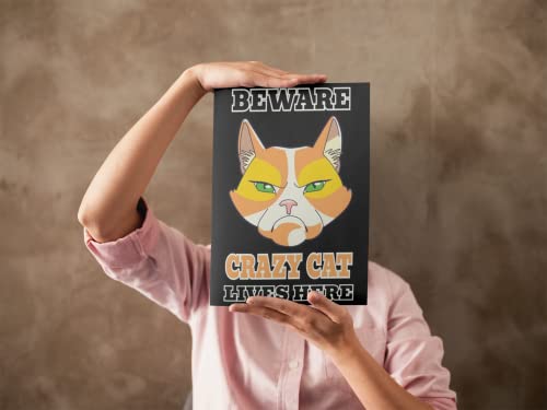 Adhesivo de pared de gato original para regalar a dueños de mascotas 2