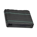 ANSIO Weed Control Membrane 2Mx15M Heavy Duty Weed Control Fabric,Ground cover Membrane, UV stabilised Weed Barrier Fabric. Ideal for use in Patios, Garden, Flower beds, Landscaping - weed suppressant