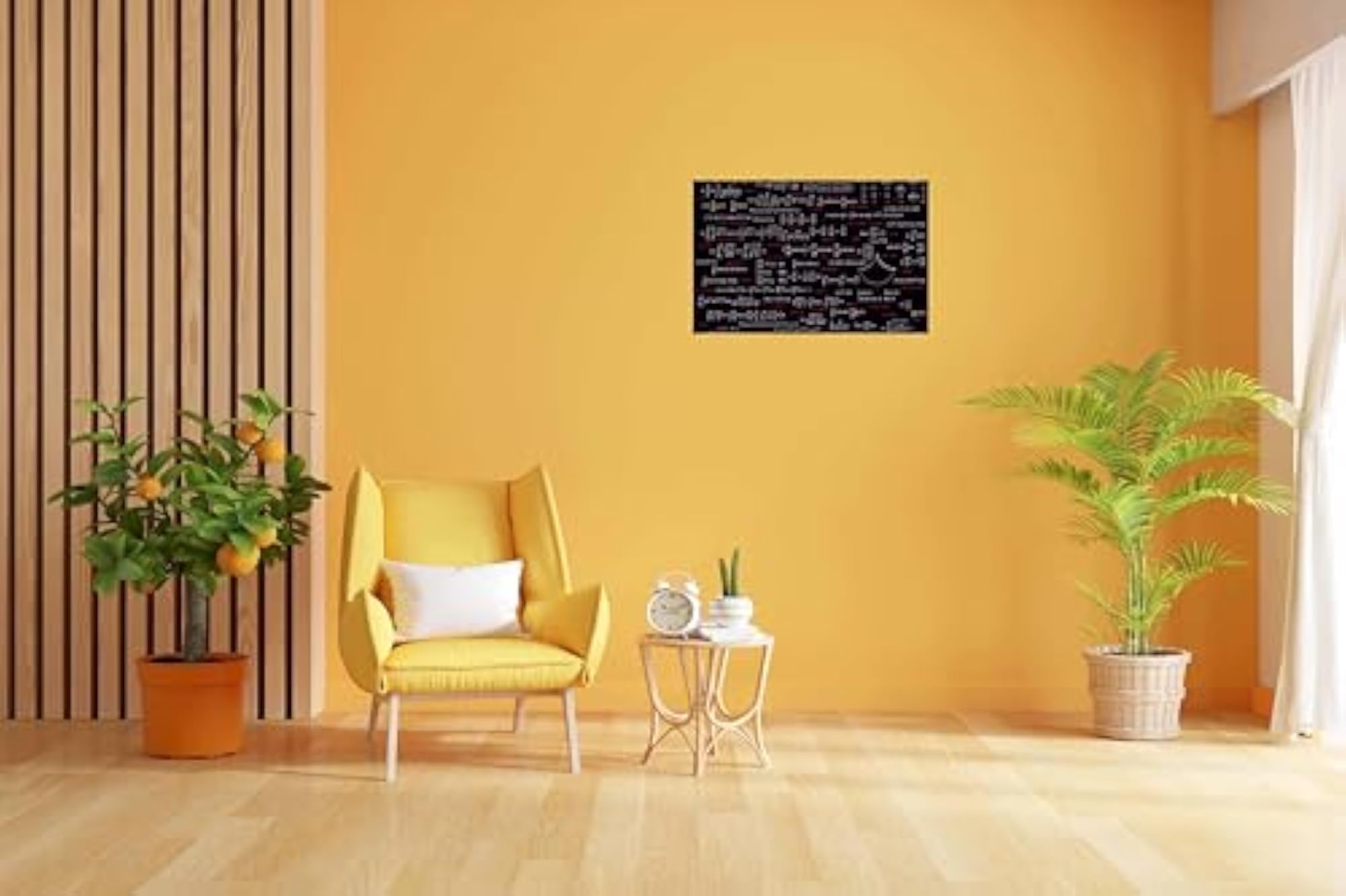 Mathematics Maths Wall Poster, Gloss Laminated Decor