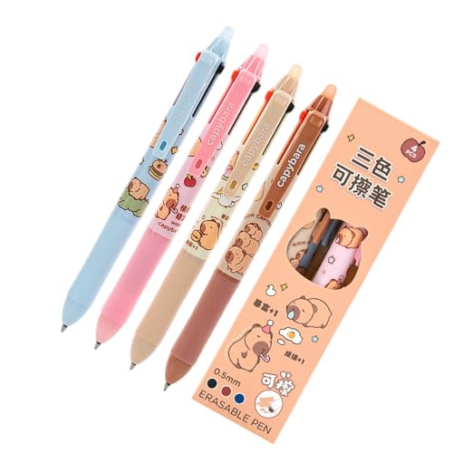 Bolígrafos de tinta gel borrables 0.5mm x4 miniatura 5