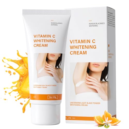 Crema Blanqueadora Corporal 60g - Aclara Manchas Oscuras en Axilas, Rodillas, Codos y Zonas Privadas - Textura Ligera y Hidratante de Rápida Absorción