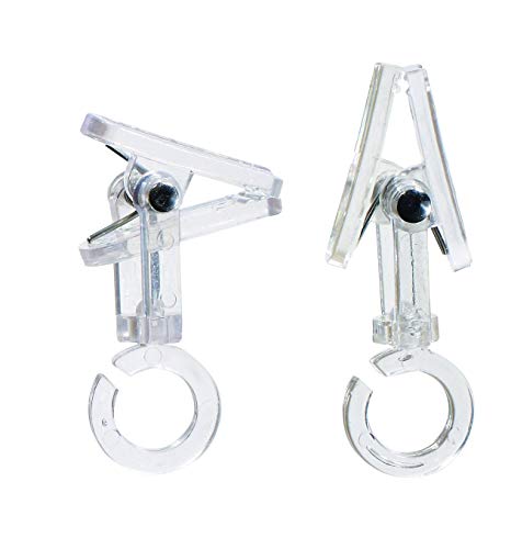 RV Designer M111, Klippy Klips Awning Clips, Light Hangars, 10 Per Pack,Clear - Thumbnail 4