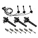 3pcs Ignition Coils 6pcs Spark Plugs 3pcs Spark Plug Wires For 4Runner 34L V6 1995 2004 UF156 8K1927225B Automotive Motorcycle Engine Parts