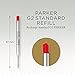 Parker Quinkflow Ball Pen Refill Medium Nib, Red