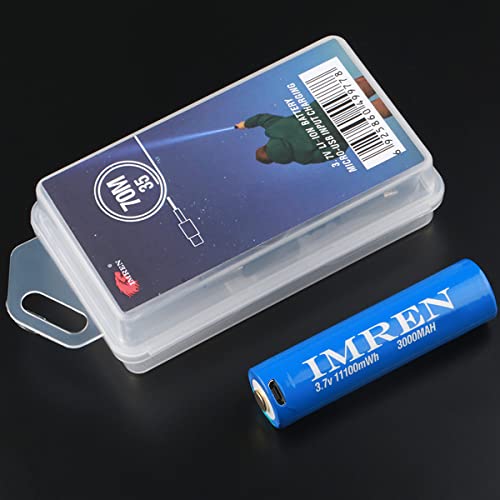 Batería Recargable Imren 3.7V Button Top 3000mAh USB miniatura 7