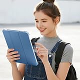 Vobafe Case for iPad Air 11 Inch Case (M3 2025/M2 2024), iPad Air 5/4 Generation 10.9" (2022/2020), Slim & High-Durability Protection with Translucent PC Back, Support Touch ID, Auto Wake/Sleep, Blue - Image 9