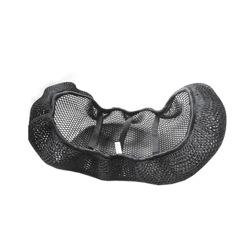 Housse de siège de scooter et moto en filet isolant noir