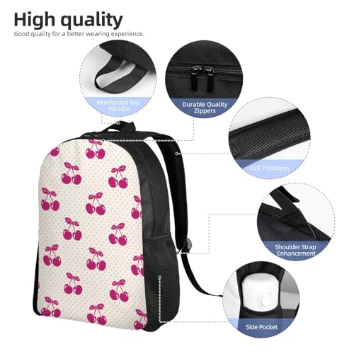 Fruit Cute cherry Backpack Simple Leisure Travel Backpack Outgoing Daypack 16 inch4