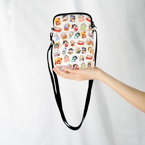 JXGZSO Anime inspired Crossbody Bag Genshin Fans Gift Anime Gaming Crossbody Purse Gamed Themed Bag3