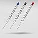 6 PK: Parker QuinkFlow Ballpen Medium Point Blue Ink Refill (1782470)