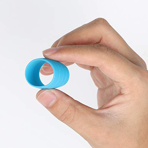 Anéis fixos em fita, Andoer 1 par de tampão de silicone para estrada lebar bicicleta guiador barra f