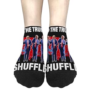 Do The Trump Shuffle Political Humor Dance Mens Ankle Socks Liner Sock Womens