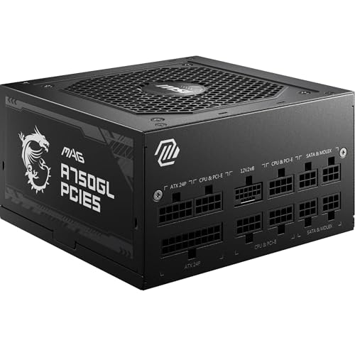 MSI MAG A750GL 電源ユニット 750W（80 PLUS Gold） 41z4x8iDTzL.jpg