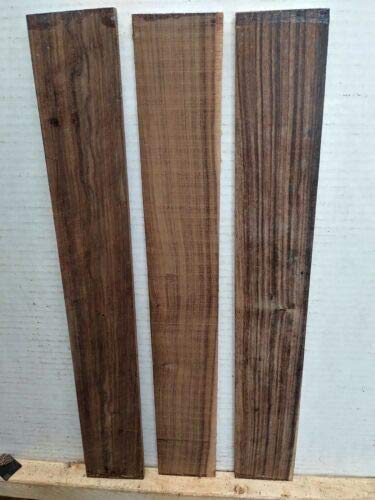 3 Pcs of MEXICAN GRANADILLO GUITAR/LUTHIER/FRETBOARD/FINGERBOARD 21" X 2.95"