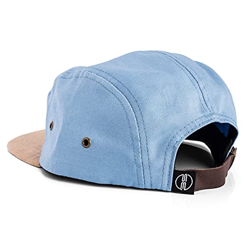 Image of Blackskies 5-Panel Cap with Floral Pattern Unisex Baseball Cap