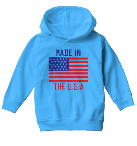 Made In The USA - Proud American Toddler/Youth Fleece Hoodie2