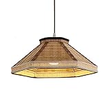 🎋 【Design élégant et simple】: Le lustre de ferme rétro est conçu avec des matériaux naturels combinés à un savoir-faire traditionnel en matière de tissage. Dans ce lustre en bambou, l'abat-jour en bambou est élégant et naturel, simple mais accrocheur. Ce lustre ajoutera de l'attention à votre salle à manger, votre chambre ou votre salon.