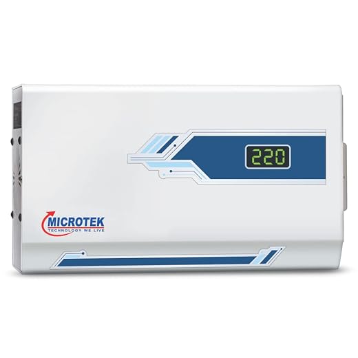 Microtek Pearl EM4130+ Automatic Voltage Stabilizer for AC up to 1.5 ton (130V-300V)