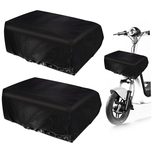 Holibanna 2Pcs Cycling Basket Protection Cover Rainproof Electric Bike Basket Cover with Sturdy Design Durable Material for Comprehensive Protection Against Rain