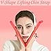 V Line Lifting Mask Chin Strap for Sleeping, Face Lifting Strap, Chin Strap, V Line Mask, Jawline Shaper, Jaw Strap, Double Chin Reducer, Face Lift Tape & Snoring Solution (Pink-)