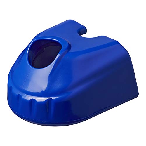 ProPlus 341079V02 Soft Dock Auffahrschutz für AL-KO Kupplung blau 85x74x110mm AHK Pkw mit Loch für Steckschloß