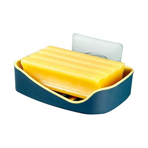 Soap Box Soap Dish Storage Holder Container Soap Saver Soap Box for Bathroom Shower Kitchen Set of 2 Cover