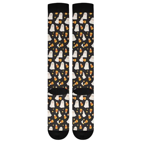Image of Wusikd Blue Yellow Monster Trucks Compression Socks for Women and Men Circulation Long Socks for Athletic Running 1