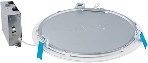 Miniatura 4 de HALO HLB12LS9FSE010MWR - Luz empotrable LED sin lata, seleccionable, 2700K, 3000K, 3500K, 4000K, 5000K CCT de 12 pulgadas, color blanco