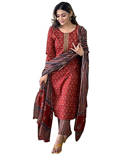 Image of ANNI DESIGNER Women Kurta with Pant & Dupatta