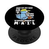 Out My Way Postdienstleister, ländlicher Postbote, Vogel PopSockets mit austauschbarem PopGrip